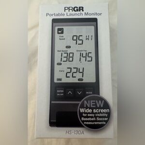 NWT PRGR HS-130A Portable Launch Monitor